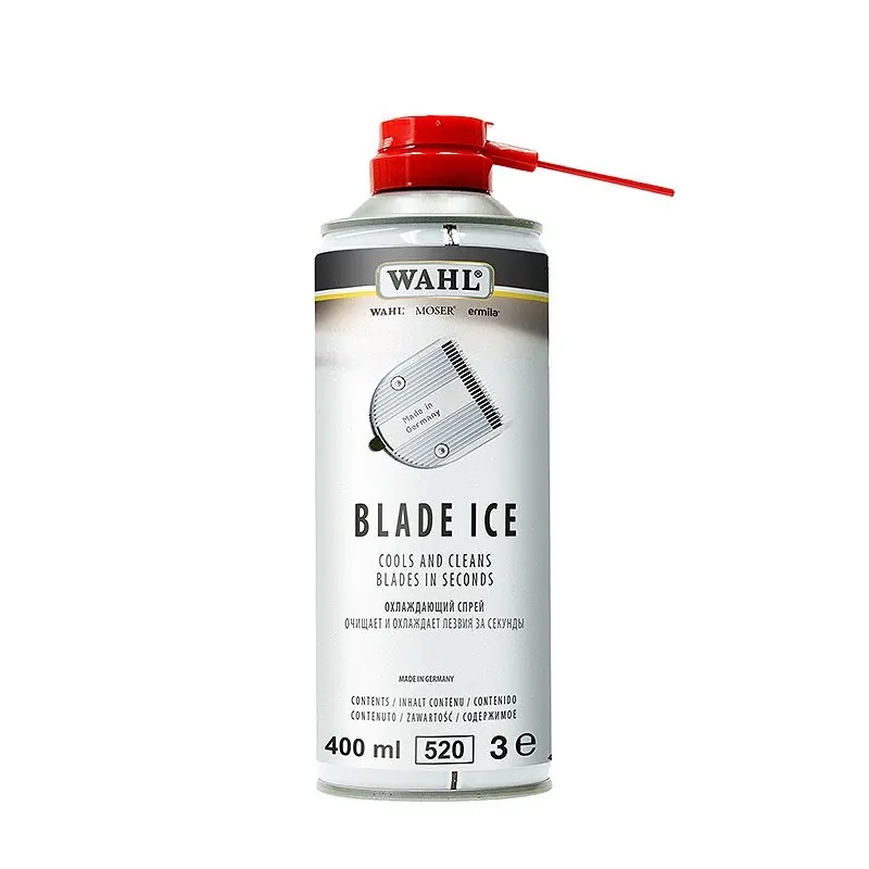 Spray Ulei 4in1 Wahl Blade Ice 400ml pentru Racire, Dezinfectare si Lubrifierea Cutitelor