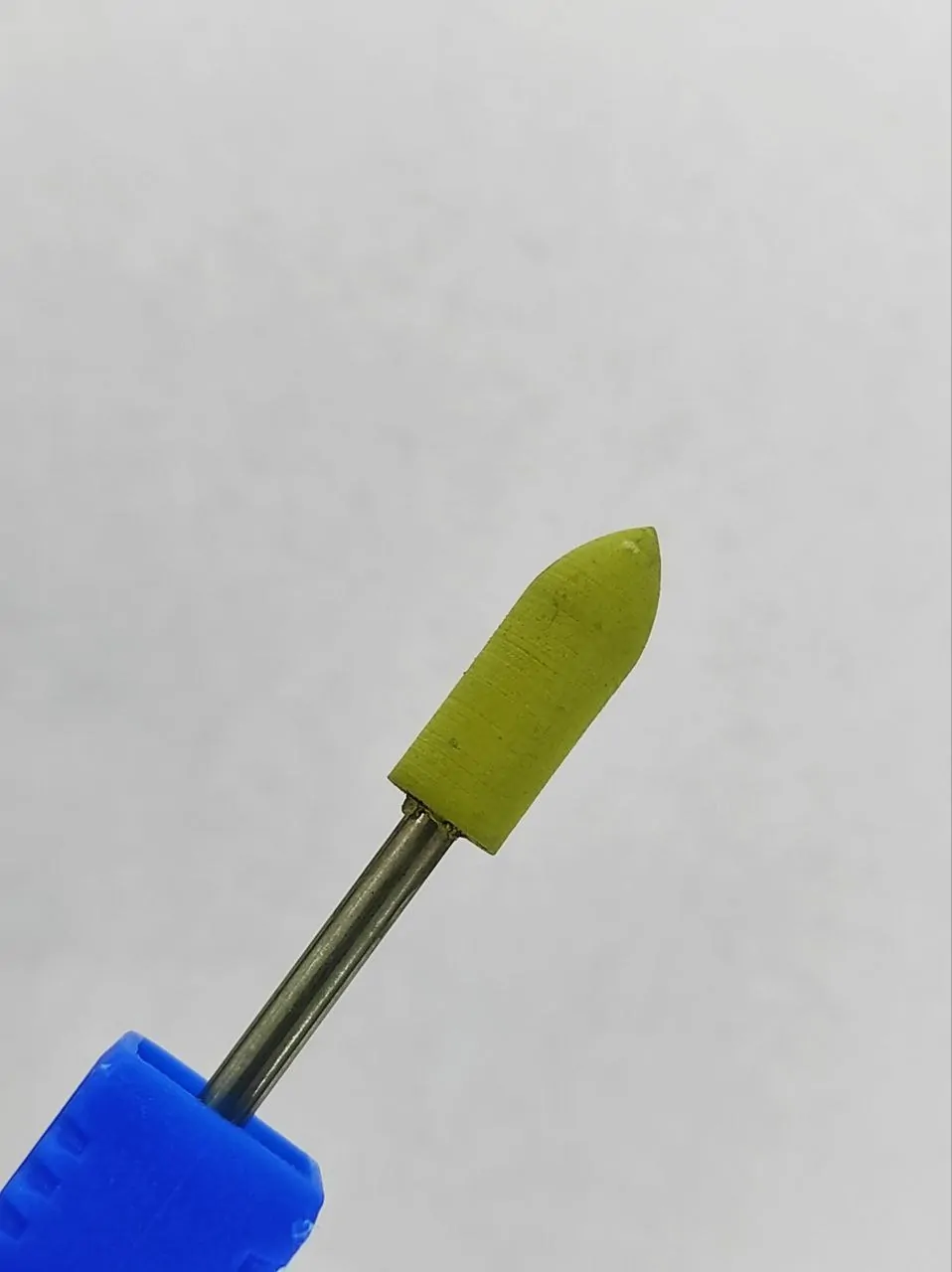 Bit (Cap) Freza Unghii din Silicon pentru Lustruire fina White 1 buc - 205 Yellow