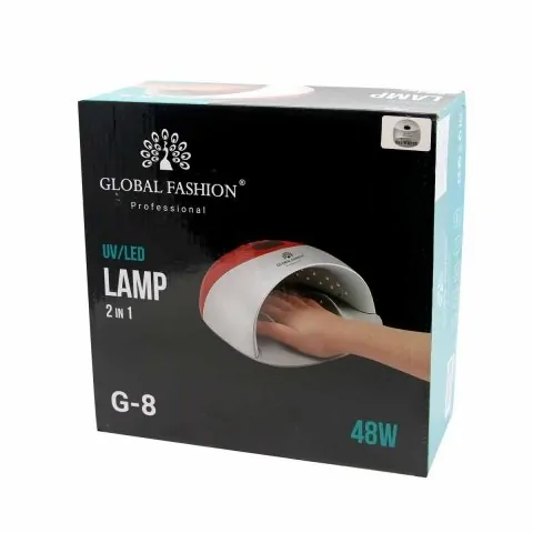 Lampa Unghii LED / UV Global Fashion G8 48W, White