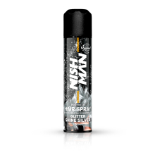 Spray pentru Colorarea Parului Nish Man cu Sclipici Silver - 150 ml
