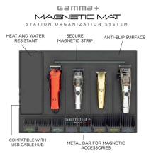 Covor Magnetic pentru Ustensile si Masini de Tuns GAMMA+ Negru