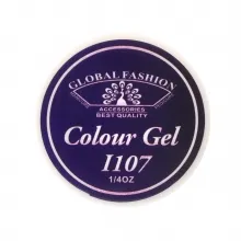 Gel Color Unghii, Vopsea de Arta Global Fashion, Seria Royal Blue I107, 5g